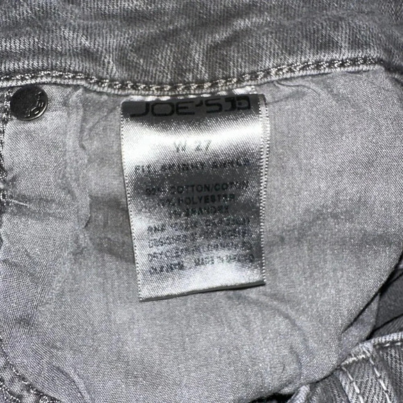 Joe's Jeans Gray Skinny Ankle Jeans Low Rise Sz 27 - Picture 4 of 7